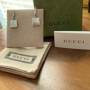 Gucci Sterling Silver Earrings 925